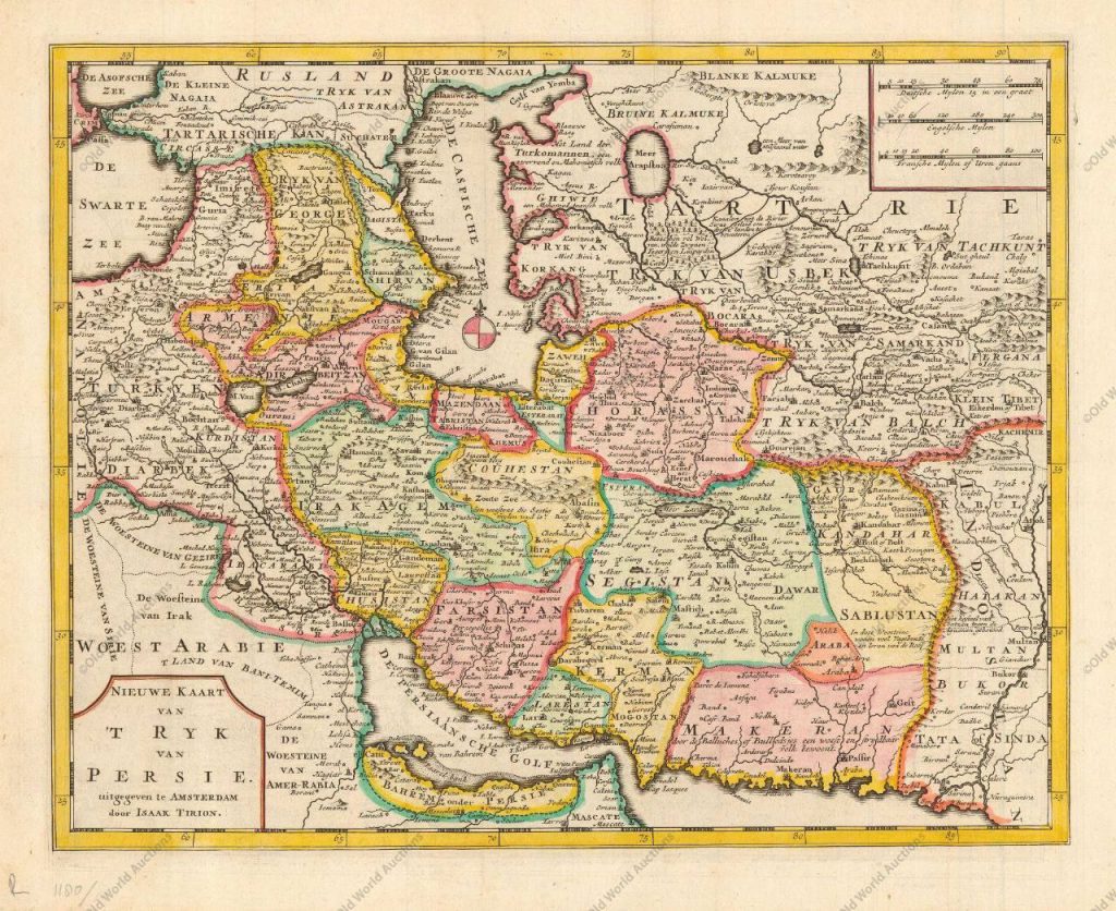 نقشه ایران ۱۷۴۷ - پایگاه اطلاع رسانی آژنگ