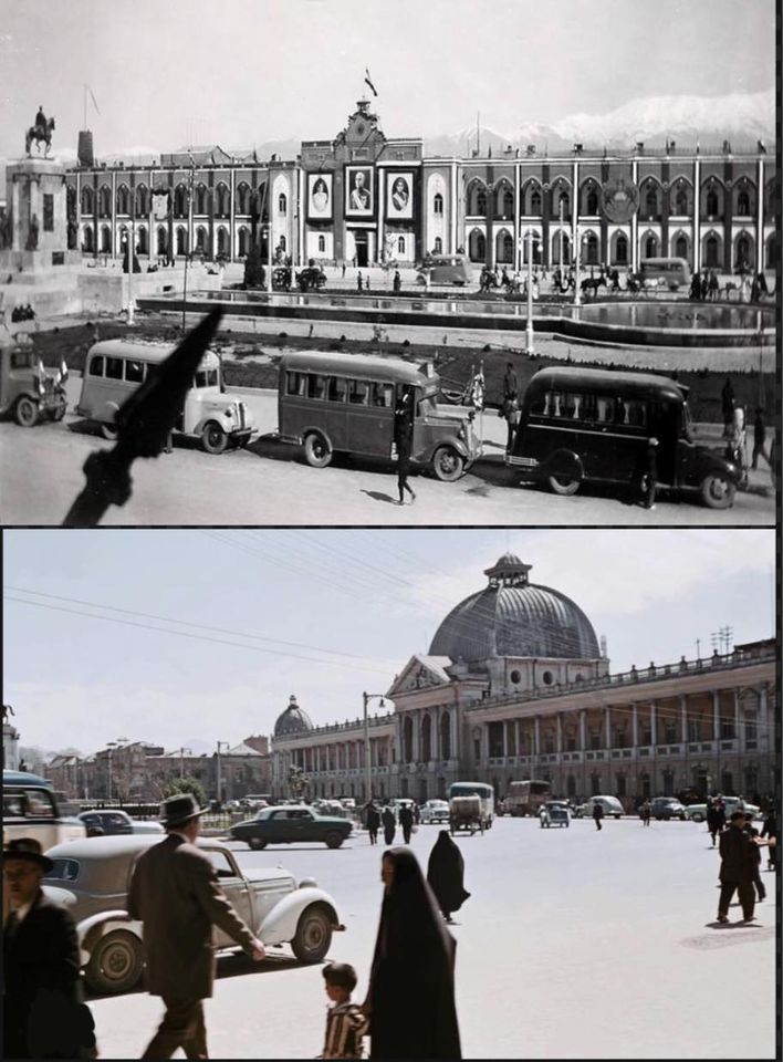 میدان توپخانه ازقدیمی ترین میادین شهرتهران با دوچهره متفاوت 2 توپخانه پهلوی اول ودوم - پایگاه اطلاع رسانی آژنگ