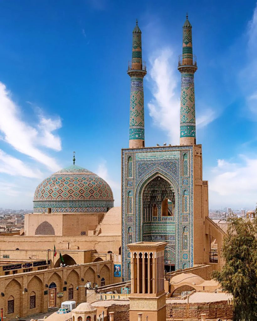 مسجد جامع یزد با بیش از ۷۰۰ سال قدمت 1 مسجد جامع1 یزد - پایگاه اطلاع رسانی آژنگ