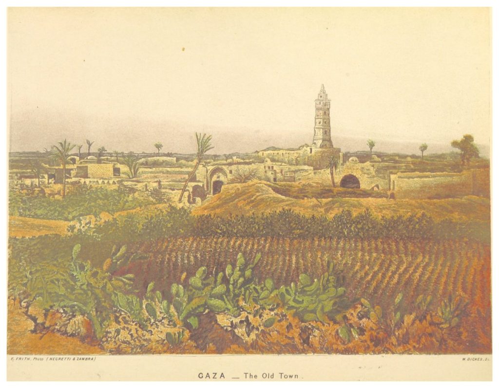 قدیمی ترین مسجد غزه باتاریخ غنی و هزاره ای تخریب شد 2 7c35bef679bdbcb0cd TRISTRAM1870 p074 GAZA THE OLD TOWN - پایگاه اطلاع رسانی آژنگ