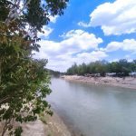 جریان رودخانه زاینده رود در منطقه ناژوان