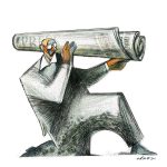 مطبوعات به روایت کاریکاتوریست ایتالیایی