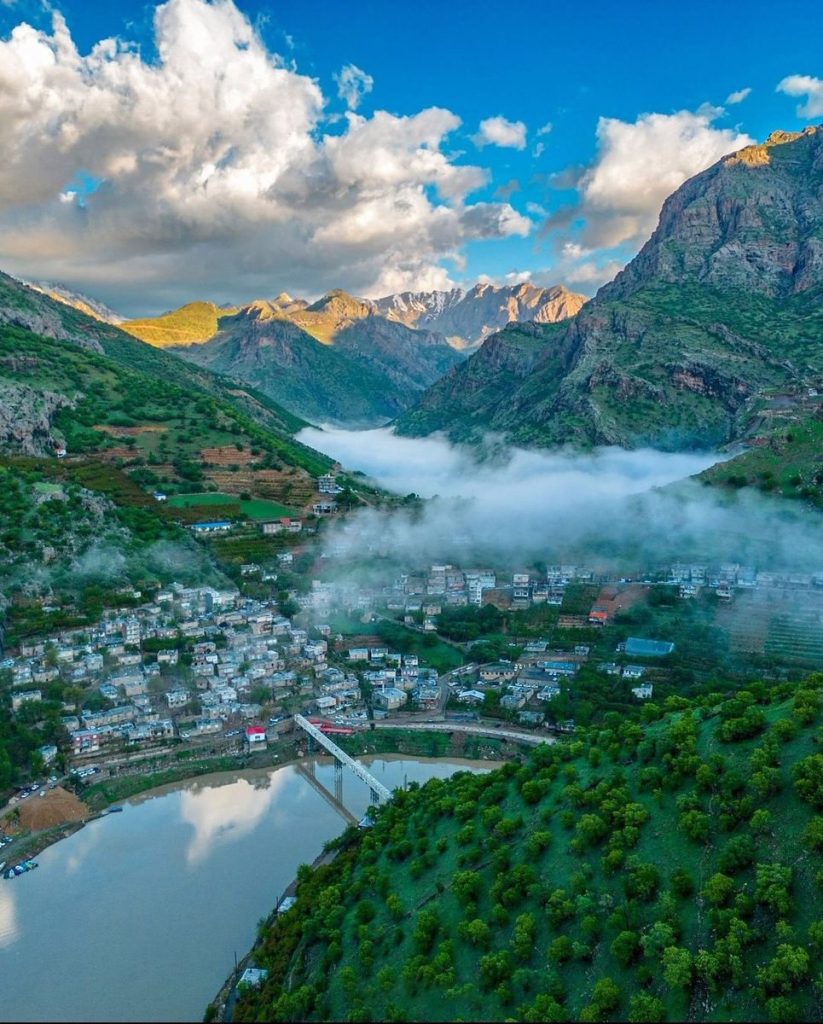 نمایی از روستای بکر سلین در استان کردستان 1 سلین۱ - پایگاه اطلاع رسانی آژنگ
