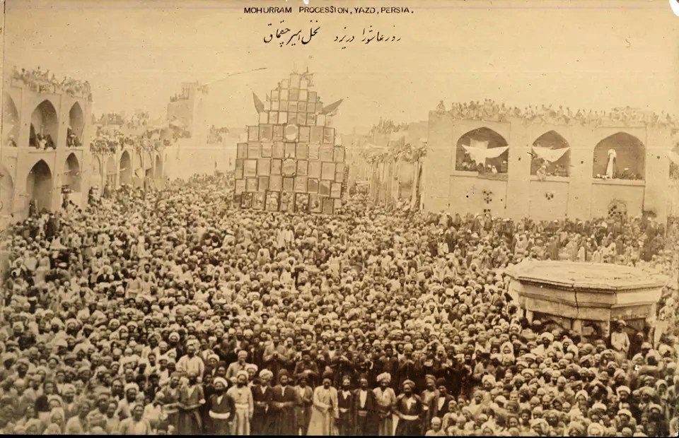 نخل امیر چخماق یزددر روزعاشورا 1 نخل امیر چخماق عاشورا - پایگاه اطلاع رسانی آژنگ