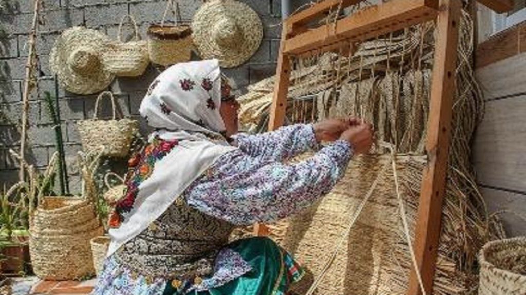 حصیر بافی (کوپ بافی) از صنایع دستی قدیمی 1 حصیر بافی - پایگاه اطلاع رسانی آژنگ