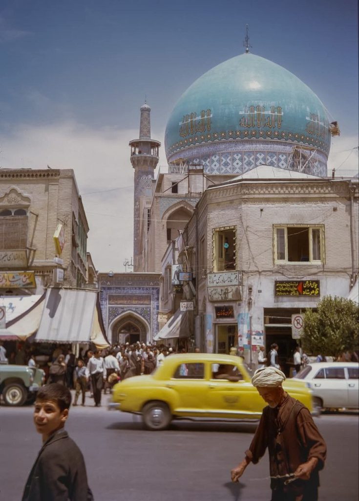 نمایی قدیمی از مسجد گوهرشاد در شهر مشهد 1 مسجد گوهر شاد ۱۳۴۹ - پایگاه اطلاع رسانی آژنگ