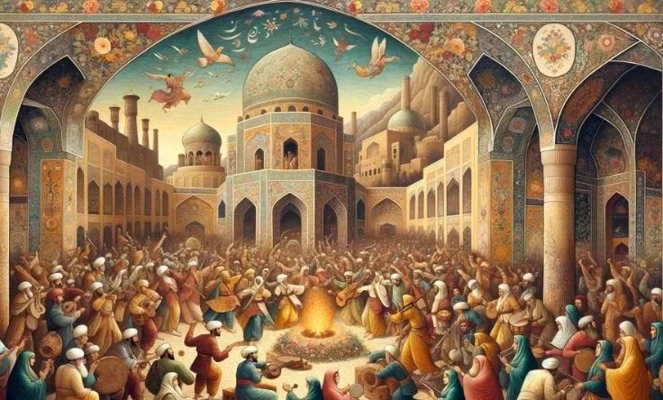 برگزاری جشن چهارشنبه سوری در دوره سامانیان 1 چهارشنبه - پایگاه اطلاع رسانی آژنگ