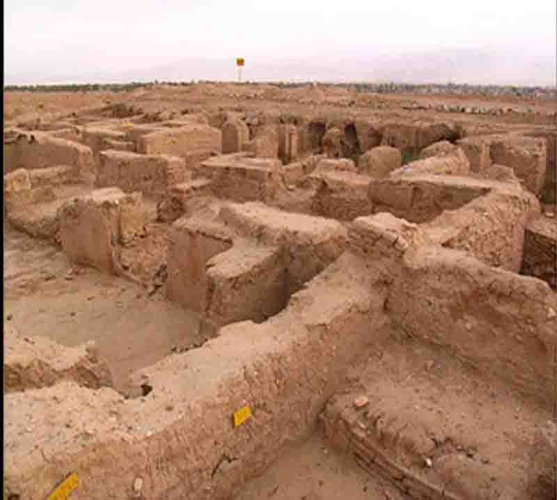 محوطه باستانی ایوان کرخه از بقایای شهری در دوره ساسانیان 1 ایوان کرخه۱ - پایگاه اطلاع رسانی آژنگ