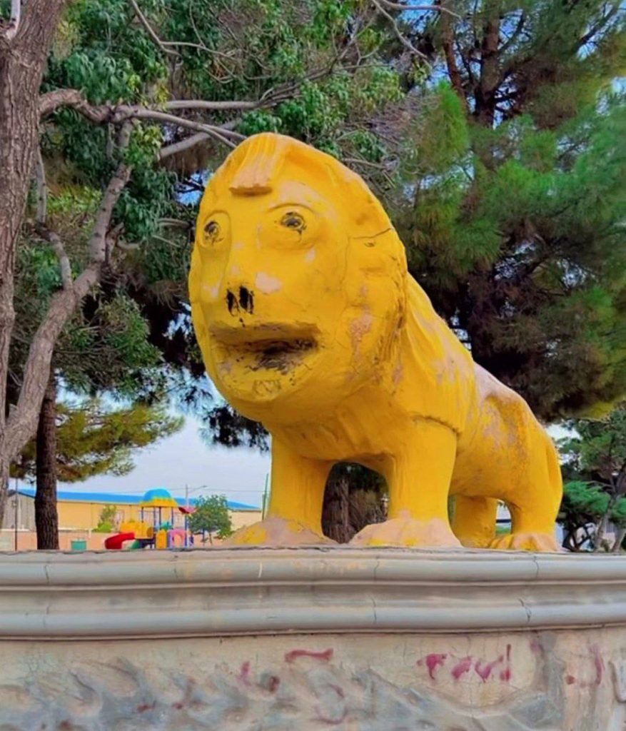 نصب مجسمه های شیر در شهر؛هنر فراموش شده! 2 شیر خراسان جنوبی - پایگاه اطلاع رسانی آژنگ