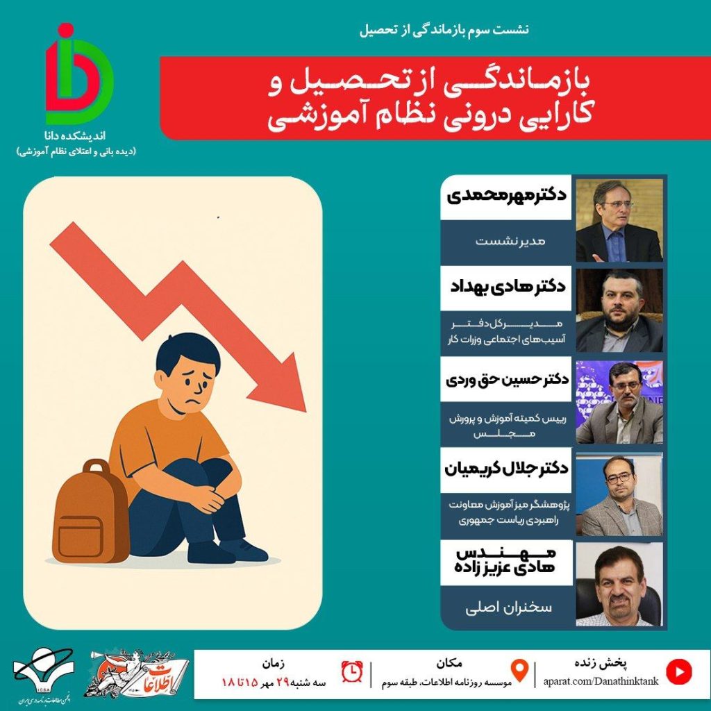 نشست بازماندگی از تحصیل و کارایی درونی نظام آموزشی 1 باز ماندگی - پایگاه اطلاع رسانی آژنگ
