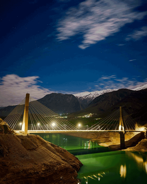 سه بلوطک بلند ترین پل کابلی ایران 2 بلو222222222طک - پایگاه اطلاع رسانی آژنگ