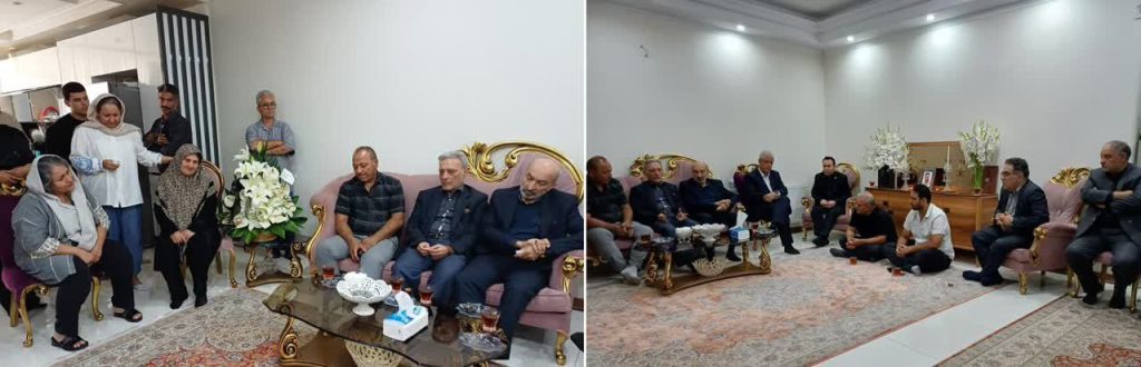 حضورمسئولین دانشگاه تهران در منزل دانشجوی فقید محمد امین کلاته 1 دانشجوی فقید - پایگاه اطلاع رسانی آژنگ