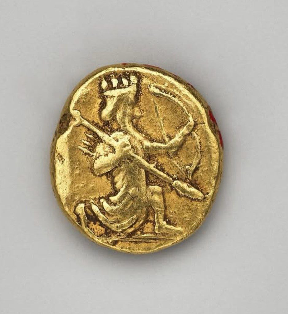 دَریک، سکه طلای ایران؛در دوره هخامنشی 1 دریک - پایگاه اطلاع رسانی آژنگ