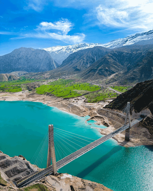 سه بلوطک بلند ترین پل کابلی ایران 1 پل سه22222222222 بلوطک - پایگاه اطلاع رسانی آژنگ