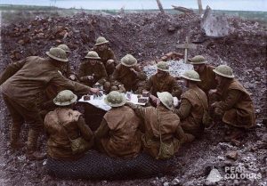 شام کریسمس در سنگرهای میدان جنگ