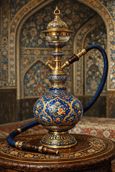 دود کردن قلیان ایرانیان به روایت یک آلمانی 1 قلیان - پایگاه اطلاع رسانی آژنگ