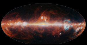 اولین نقشه از کل آسمان با ۱۰۲ رنگ مادون قرمز باورنکردنی