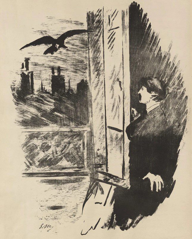 شعر غمانگیز «کلاغ» اثر ادگار آلن پو؛واکنشی آزاردهندهبه ترسها 1 کلاغ - پایگاه اطلاع رسانی آژنگ