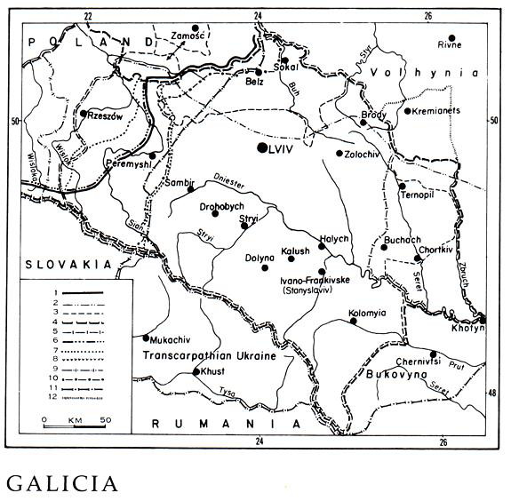 چرا منطقه غرب اوکراین؛مکانی ویژه است؟ 1 pic G A Galicia Map - پایگاه اطلاع رسانی آژنگ